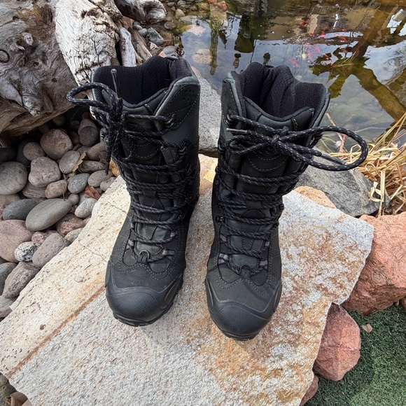 Oboz Bridger 10” Insulated Waterproof Winter Boots Men’s 10 Wide Black Hunting - Picture 2 of 6